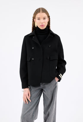 DOUBLE FACE Jacke, Jet Black from ODEEH 