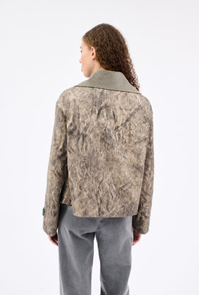 PHOTO PRINT Jacke, Taupe from ODEEH 