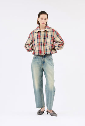 Tartan Check Jacke, Paprika from ODEEH 