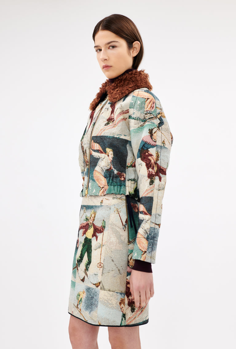 Odeeh Alpine Postcards Jacke, Multicolor