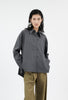 Super Light Wool Bluse, Charcoal from ODEEH 
