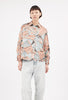 Bold Filcoupé Jacquard Bluse, Light Copper from ODEEH 