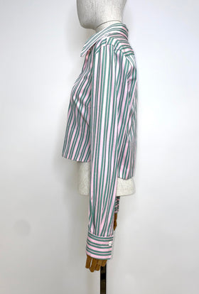 70's Stripe Bluse, Fairy Floss from ODEEH 