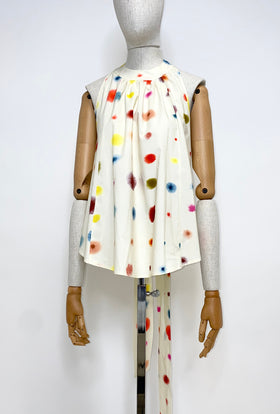 Aquarell Dots Top, Multicolor from ODEEH 