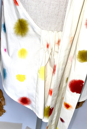 Aquarell Dots Top, Multicolor from ODEEH 