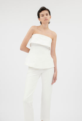 Compact Jersey Top, Milk from ODEEH 