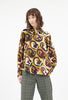 Blurred Paisley Bluse, Jade Yellow from ODEEH 