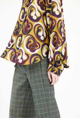 Double Face Coat, Marble Red from ODEEH 