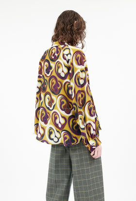 Double Face Coat, Marble Red from ODEEH 