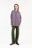TENNIS STRIPE BLUSE, Bordeaux from ODEEH 