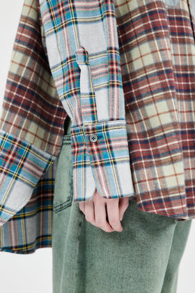 Fancy Clan Checks Bluse, Multicolor from ODEEH 