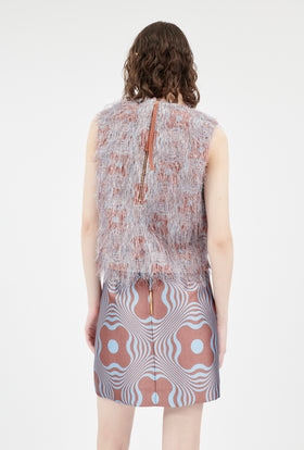 Double Face Coat, Marble Red from ODEEH 