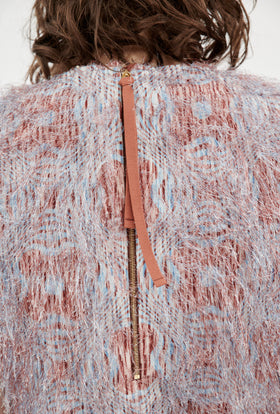 Double Face Coat, Marble Red from ODEEH 