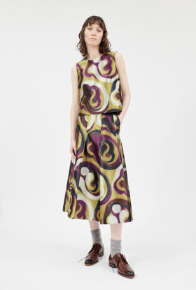 Double Face Coat, Marble Red from ODEEH 