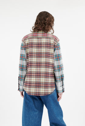 Double Face Coat, Marble Red from ODEEH 