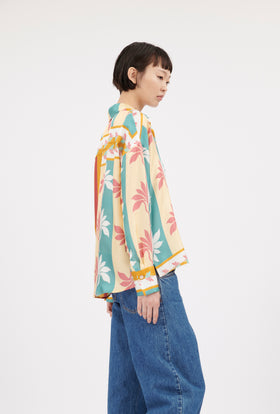 Double Face Coat, Marble Red from ODEEH 