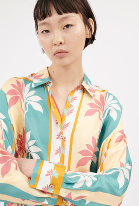 Double Face Coat, Marble Red from ODEEH 