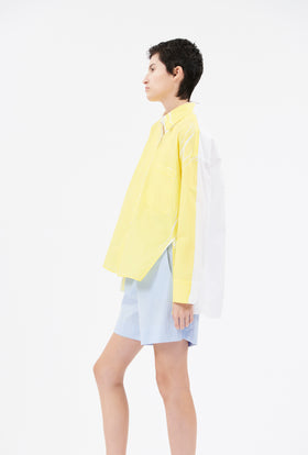 Garment Printed Poplin Shirt, Daffodil from ODEEH 