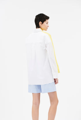 Garment Printed Poplin Shirt, Daffodil from ODEEH 