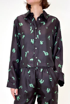 Double Face Coat, Marble Red from ODEEH 