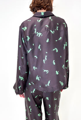 Double Face Coat, Marble Red from ODEEH 