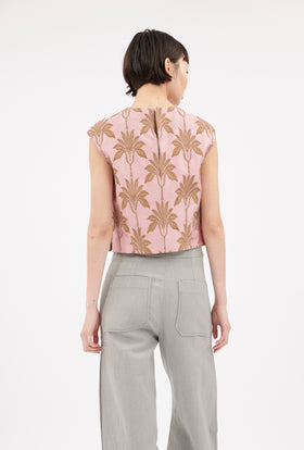 Double Face Coat, Marble Red from ODEEH 