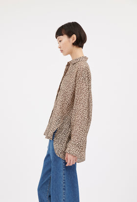 Habotai Leo Bluse, Café Noir from ODEEH 