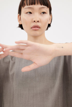 Double Face Coat, Marble Red from ODEEH 