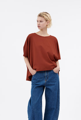 Light Oxford Wool Shirt, Spice from ODEEH 