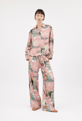 Cats & Tigers Bluse, Blush from ODEEH 