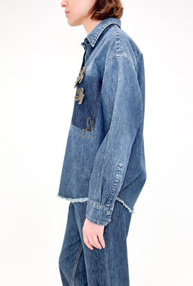 Double Face Coat, Marble Red from ODEEH 