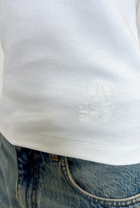 Organic Single Jersey Top, Milk from ODEEH 