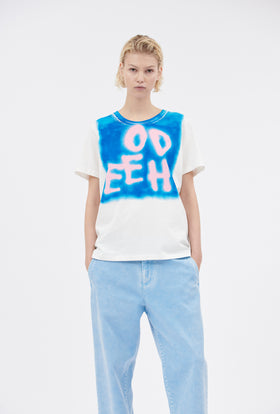 Organic Single Jersey T-Shirt, Lapislazulli from ODEEH 