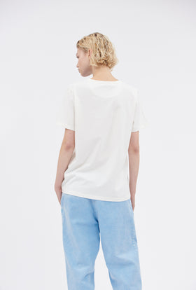 Organic Single Jersey T-Shirt, Lapislazulli from ODEEH 