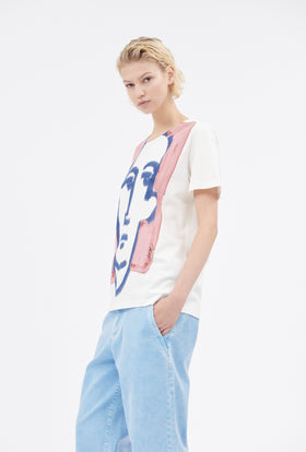 Organic Single Jersey T-Shirt, Rosé from ODEEH 