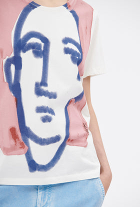 Organic Single Jersey T-Shirt, Rosé from ODEEH 