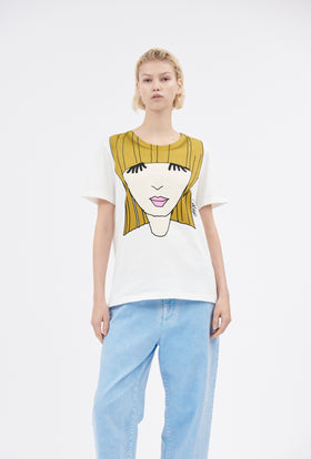 Organic Single Jersey T-Shirt, Tiger's Eye from ODEEH 