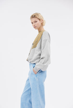 Organic Single Jersey Sweatshirt, Greengold from ODEEH 