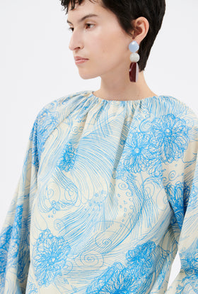 Double Face Coat, Marble Red from ODEEH 