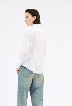 Poplin Shirt, White from ODEEH 