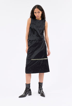 DUCHESSE Top, Jet Black from ODEEH 