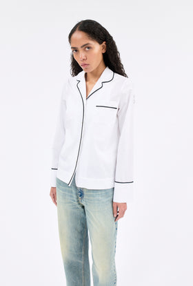 POPLIN Bluse, White from ODEEH 