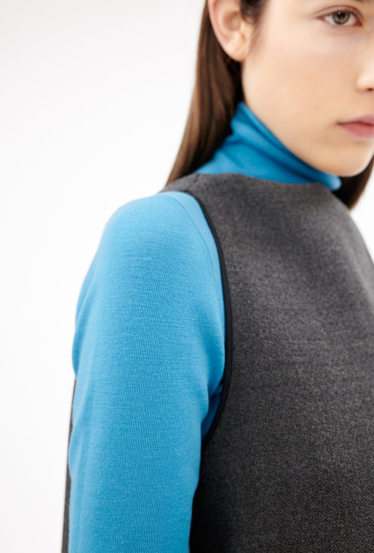 Odeeh Merino Extrafine Pullover, Turquoise Blue