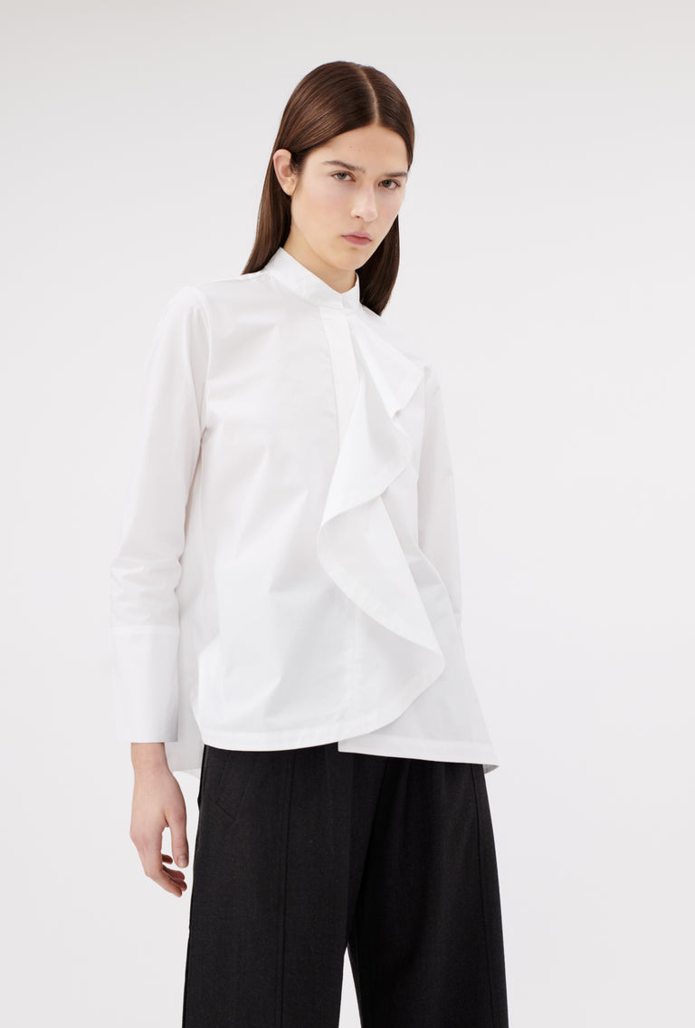 Odeeh Poplin Bluse, White