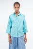 Men's Stripe Bluse, Caribbean Green from ODEEH 