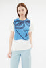Organic Cotton T-Shirt, Mountain Blue from ODEEH 