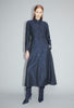 Struct Taffeta Dress, Midnight from ODEEH 