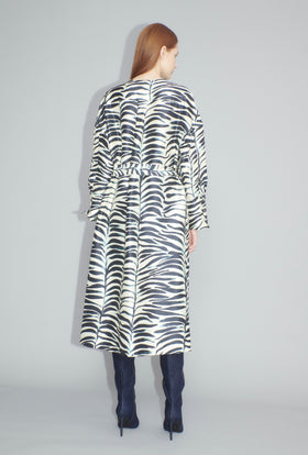 Big Op-Art Tree Dress, Black White from ODEEH 