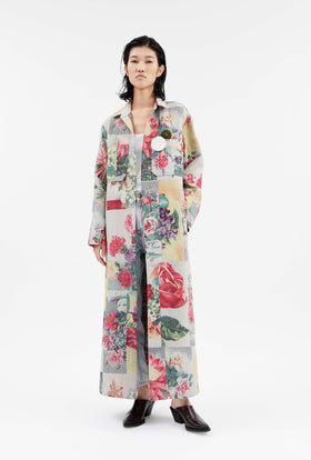 Postcard Jacquard Kleid, Multicolor from ODEEH 