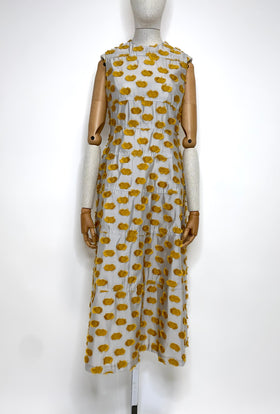 Filcoupe Dots Kleid, Jade Yellow from ODEEH 